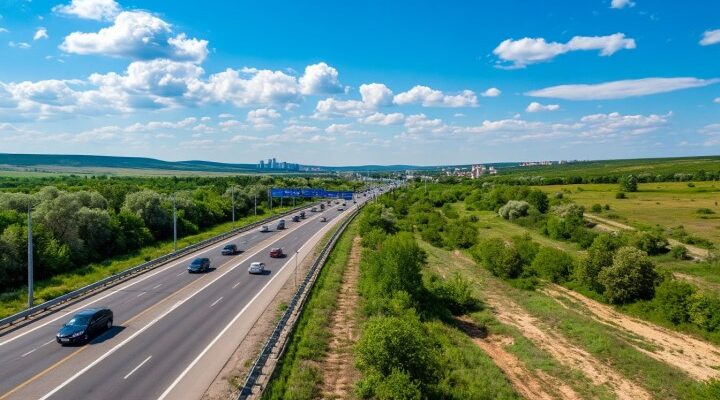 В Крыму завершили масштабный проект: открыта новая четырехполосная дорога «Донское – Перевальное», являющаяся ключевым звеном в разгрузке столицы республики.
