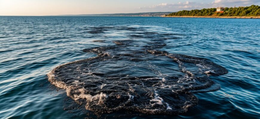 Разлив нефти в Черном море: актуальные данные о масштабах разлива, пути пятна и последствиях утечки нефтепродуктов под Новороссийском.